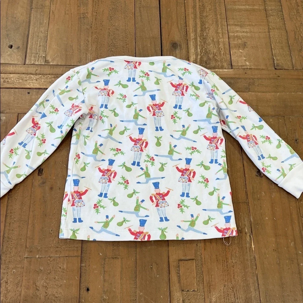 Little English Christmas drummer boy Pima cotton pajamas size 4